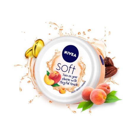 NIVEA Soft Light Moisturizer 200ml | Playful Peach