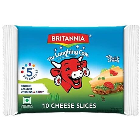 Britannia The Laughing Cow Cheese - Slice, 180 g 10 slice