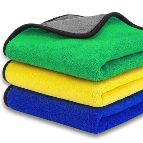 Microfiber Cleaning Towel Cloth 40x40cms 600 GSM pack of 3