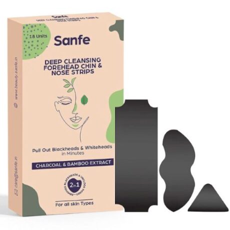 Sanfe Deep Cleansing Forehead, Chin & Nose Strips | Pack of 18