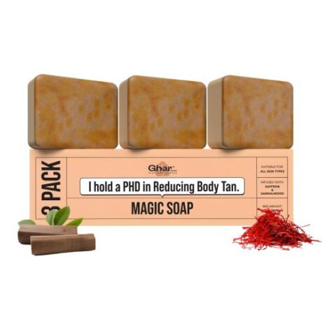 Ghar Soaps Magic Soap | Tan-Reducing Soap, 3pc